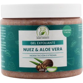 Gel Exfoliante De Cáscara De Nuez & Aloe Vera Facial Calma 400 Gr Productos Mart Mexico