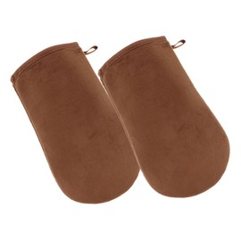 MERRYHAPY Self Tanning Mitts Hand Tanning Applicator Glove Plush Material Easy Oil Application Tool Exposure Needed