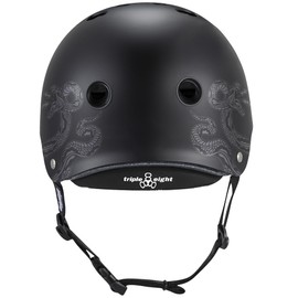 Triple Eight Deep Cover Helmet – Ideal for Skateboarding, Bicycling, BMX, and Roller Skating