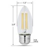 Feit Electric BPETC40927CAFIL/2/RP 40W EQ LED Light Bulb E26, 2