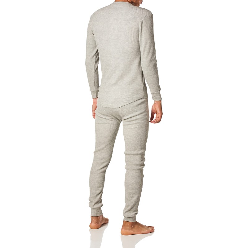 Smith's Workwear Men's Men's Thermal Sets Underwear, Heather Grey, Small