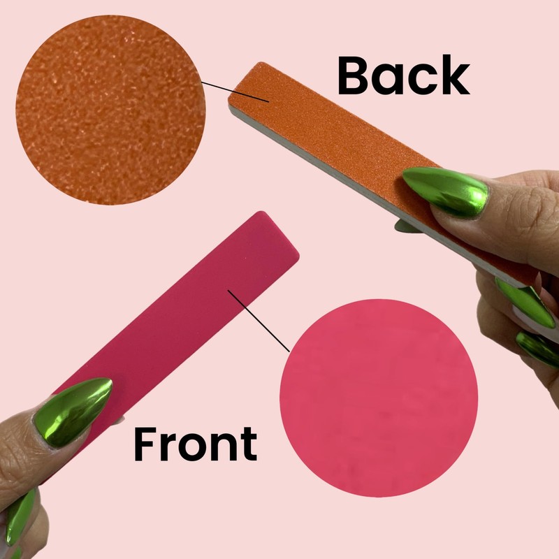 Set of 12 Dual-Sided Coarse & Fine Grit Nail File