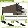 FLORALEAF 10' × 16' Pergola Shade Cover Universal Replacement Canopy