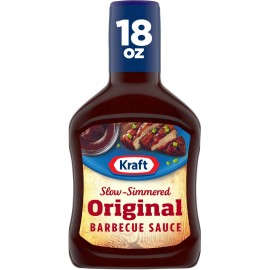 Kraft Original Slow-Simmered BBQ  Sauce, (18 oz Bottle)