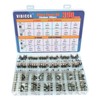VIBICCK 24values390 Pieces Fast Burning Glass Fuse Combination kit 250V