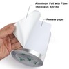 BOMEI PACK Adhesive Aluminum Foil Heat Shield Tape Barrier, Fiberglass