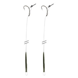 Pro Filstar Carp Fishing D-Rig Fishing Hook N6 Fluorocarbon Leader 20 cm 9 kg