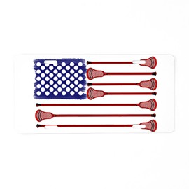 CafePress Lacrosse Americasgame Aluminum License Plate, Front License Plate, Vanity Tag