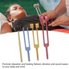 Tuning Forks Set for Healing with Mallet 3 Color Weighted
