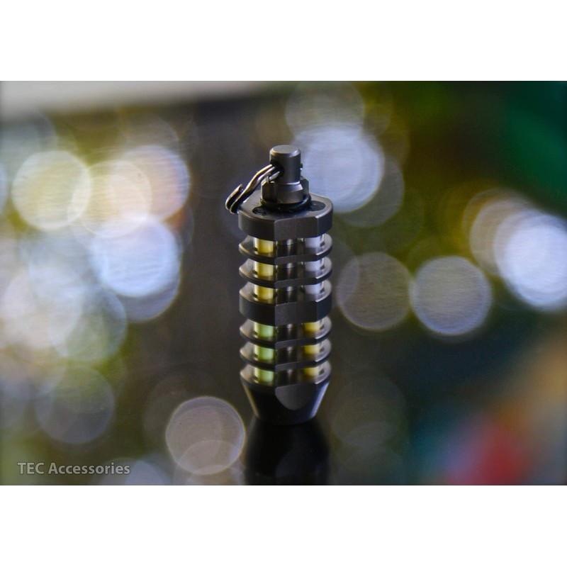 TEC Accessories T3-6X Titanium Isotope Triode Fob - Titanium Housing