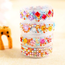 moonwood Masking Tape, Glitter Tape, Line Tape, Colorful Tape, Glitter Sticker, Design, Cute, Decoration, Decoration, DIY, Set of 4, Length: Approx. 19.7 inches (50 cm), Width: Approx. 0.5 inches (1.2 cm)