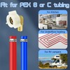 Boltigen 1/2" PEX Swivel Elbow Faucet Connector (5-Pack) with 1/2"