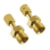Regulator/Torch to Hose Adaptors, "A" 3/8"-24 to "B" 9/16"-18 for