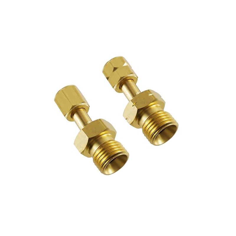 Regulator/Torch to Hose Adaptors, "A" 3/8"-24 to "B" 9/16"-18 for