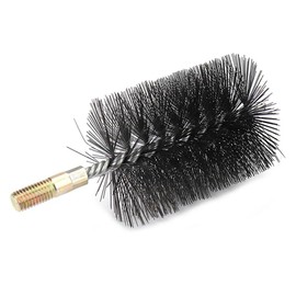 MiJunHD Steel Wire Tube Cleaning Brush, 75mm Round Chimney Cleaning Brush, M12 Thread Interface for Plumbing and Mechanical (1Piece)