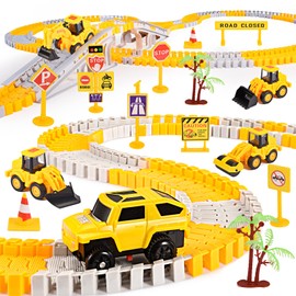 Adeokay Toy from 3 4 5 6 7 Years Boy, Racing Track Children, Gift Boy, Children's Toy Boys 3-9 Years Birthday Gifts Children Car Racing Track from 3-8 Years Excavator