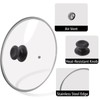 12 inch Tempered Glass Lid for Pots, Frying Pans and