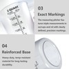 Plastic Measuring Cup with Handle, Pool Chemical Measuring Cup, Plastic