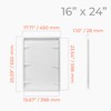 HVAC OV 16x24 Inch White Access Panel – Metal Rectangular
