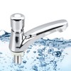 Basin Sink Faucet Push Button Design Water Saving Rugged Reliable