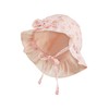 Sterntaler Girls' Children's Hat Printed with Flower Hat, Pale Pink
