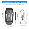 QBUC for Ford Key fob Cover,ABS Plastic Car Key Case