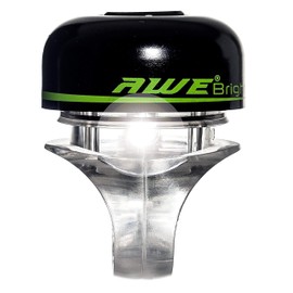AWE AWEBright™ LED Bicycle Light Bell Black