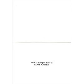 Drag Racing America Collection Funny Birthday Card