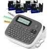 VolenGo D210s Label Maker Machine with 4 Tapes, Label Maker