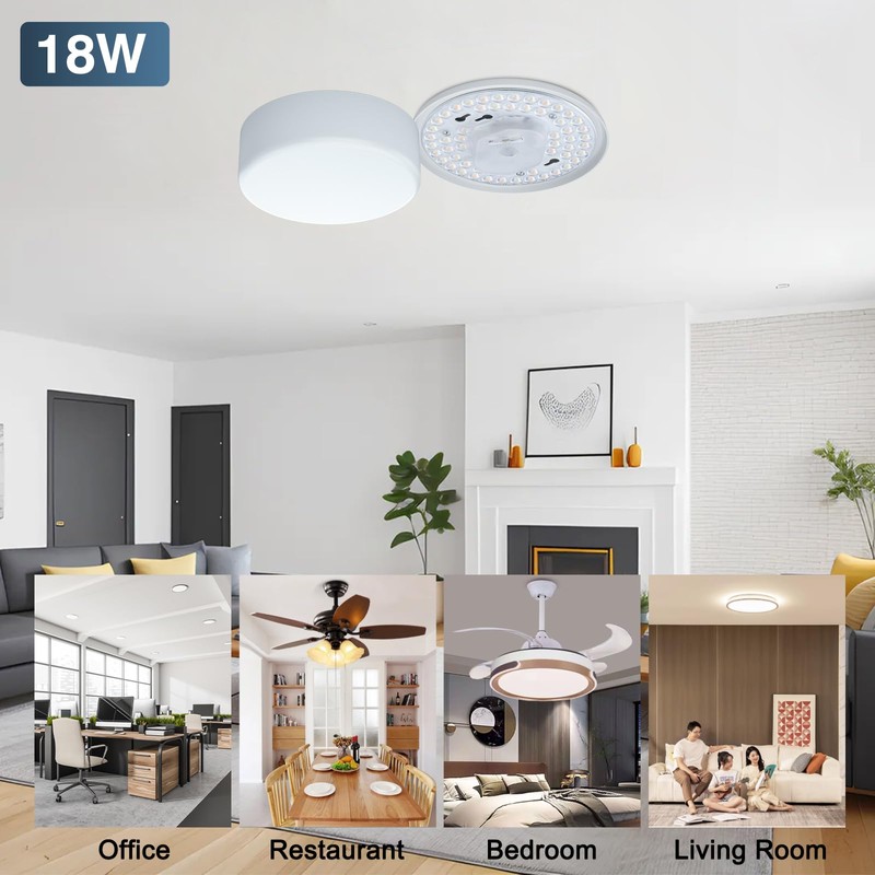 BeVisible N Glow 1 Pack 5.12'' Retrofit Light Kit for