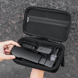Pocket 3 Case, Travel Case Compatible for DJI Osmo Pocket 3 Creator Combo, Portable Carrying Storage Mic,Creator Combo,Power Expansion Combo,Vlogging Camera and Accessories (Black)