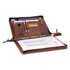 MENZO Leather Writing Case, Document Folder, Genuine Buffalo Leather Folder,