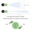 MSDADA 100 Stück Bewaesserung Sprinkler, Einstellbare Micro Drip BewäSserungssprinkler Emitter