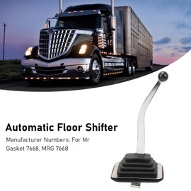 for Mr Gasket 7668 Three Four Speed Automatic Floor Shifter Kit 3/8 ‑ 16in Thread 11in Gear Lever for C6 C4 700R4 TH400 TH350