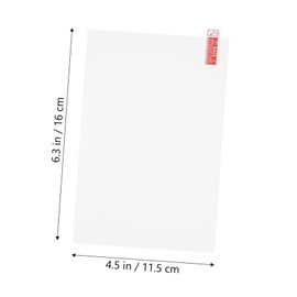 KOMBIUDA 2pcs Tempered Screen Protector for Game Console Precision Cut Design High Definition Transparency Durable Protection Compatible with Rog