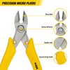 KATA 2Pack Micro Wire Cutters For Electronics Flush cutters, 6