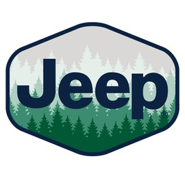 Jeep Badge Of Honor Dunes Let The Adventure Begin and Jeep Trees Premium Vinyl Decal (Pack of 3)