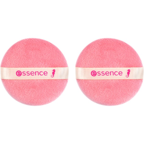 Essence Live Life in Coral Powder Puff Duo Make-Up Sponges,