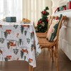 Christmas Tablecloth, Seasonal Table Linen, Winter Kitchen Table Decoration, Indoor,