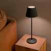CNAHIWO Outdoor Battery Operated Table Lamp Waterproof, Touch Dimmable Desk