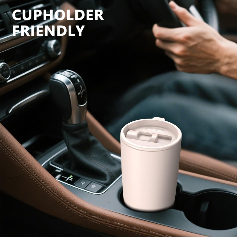 TILUCK 20 oz Insulated Coffee Tumbler with BPA-Free Lid