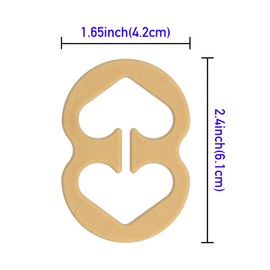 Tamlien Bra Strap Clips for Racerback, Anti-Slip Buckles Conceal Straps, Racer Back Conceal Straps (Bra Strap Clips 16 Packs, Black, White, Beige, Clear)