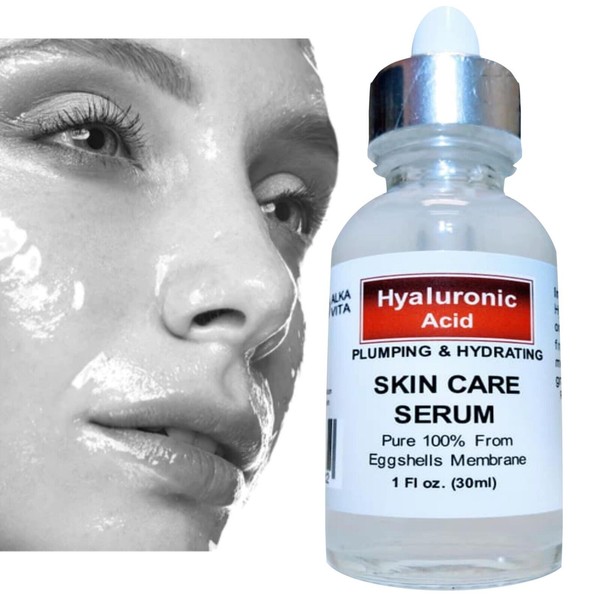Hyaluronic Acid Protein Skin Serum Plumping Hydrating Facial Wrinkle By ALKAVITA