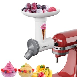 OTOmitra Ice Maker Attachment for Kitchenaid Stand Mixer, Fruit Ice Machine Attachment, BPA-Free, Food-Grade Materials, Soft Ice Cream Machine Attachment, Dairy Free Ice Cream Maker