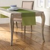 LA Linen Polyester Poplin Table Runner 14 by 108-Inch, Dark