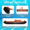 SKGPOLE 16FT Swimming Pool Pole with Brush, Upgraded Pool Pole