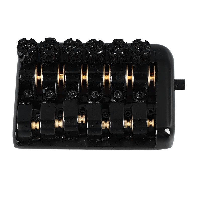 Headless Guitar Bridge Tailpiece Fixed 6 String Electric Guitars Roller
