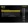 Nitecore E4K 4400 Lumen EDC Compact Rechargeable Flashlight with LumenTac