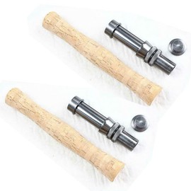 2pcs Fly Fishing Rod Handle Composite Cork Grip Rod Building and Seat Set