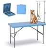 ynhurenth 49'' Pet Grooming Table for Large Dogs, Foldable Professional